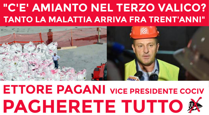 Terzo valico, amianto e poltrone