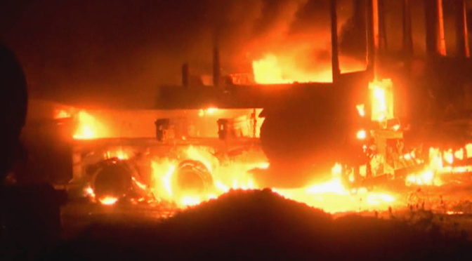 mapuche incendio mezzi forestali otto arresti per terrorismo