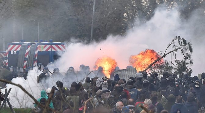 aggiornamento dopo la prima giornata di sgombero della Zad